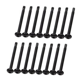 Alphacool NexXxos Fan Mounting Screw, M3 x 35mm, Black, 16-Pack