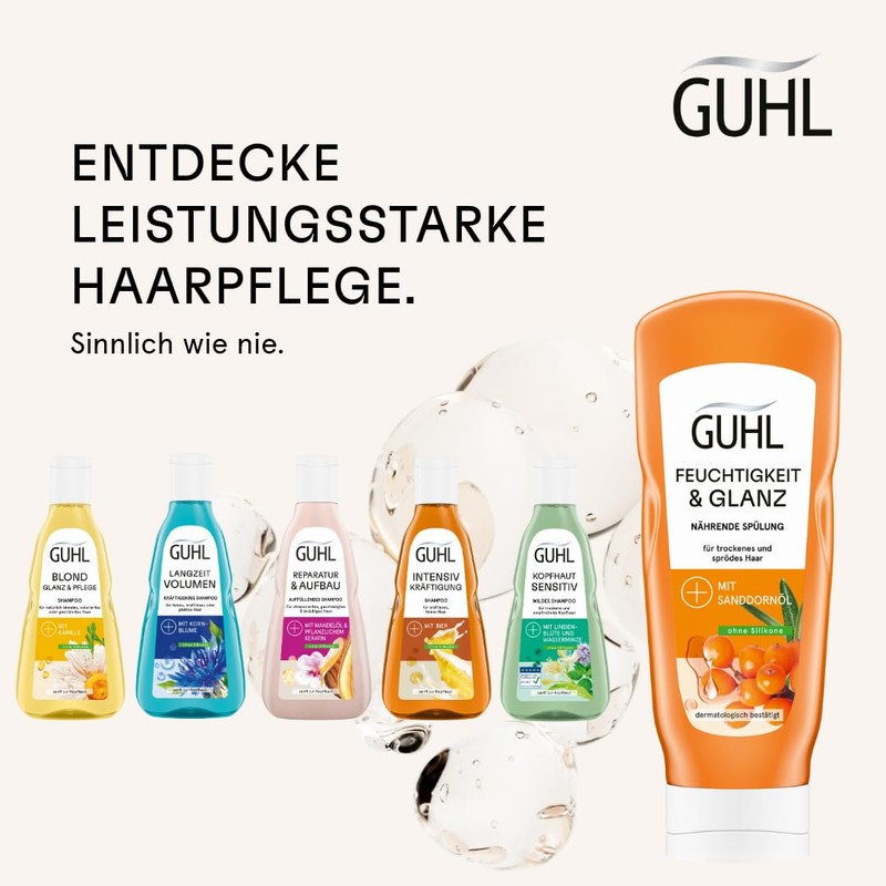 Guhl Moisturising Conditioner – Volume: 200 ml – Hair Type: