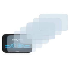 Savvies 6 Pack Screen Protector compatible with TomTom GO 620 Protection Film Clear