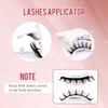 POOLJOY Elara Craft Magnetic Eyelashes, Magnetic Eyelashes with Applicator Natural,