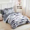 Nesker 5 Pcs Comforter Set Twin Size, Fish Nautical Blue