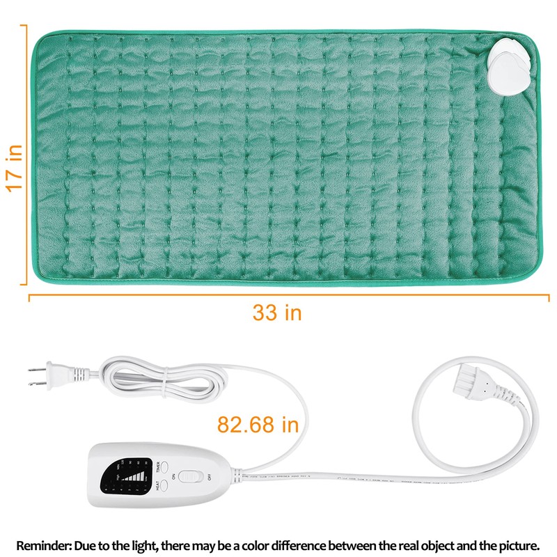 Heating Pad, Electric Heating Pad- Electric Heat Pad with Multiple