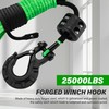 TYT Synthetic Winch Rope Kit - 1/4'' x 50' with