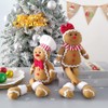 BALONAR 15Inch Large Size Christmas Plush Gingerbread Man Boy Girl