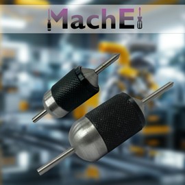 MachEl Universal Transfer Center Aligner with Punch-Hardened Pins (Set of 2, Range 1/4" to 1")