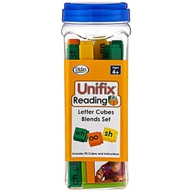 Didax Educational Resources Unifix Letter Blends Cubes Set Medium