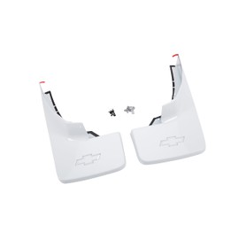 GM Accessories 23387355 Rear Molded Splash Guards in Summit White