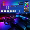 Dreamcolor Acrylic Interior Car LED Strip Light with Wireless APP,