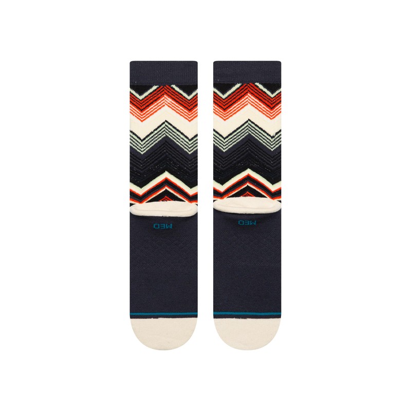 Stance Crew Socks - Wade Collection WAVY, Large (35" -