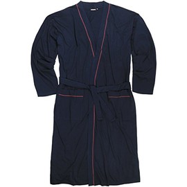 ADAMO House Coat, Dark Blue with Red, XXL to 10XL, navy