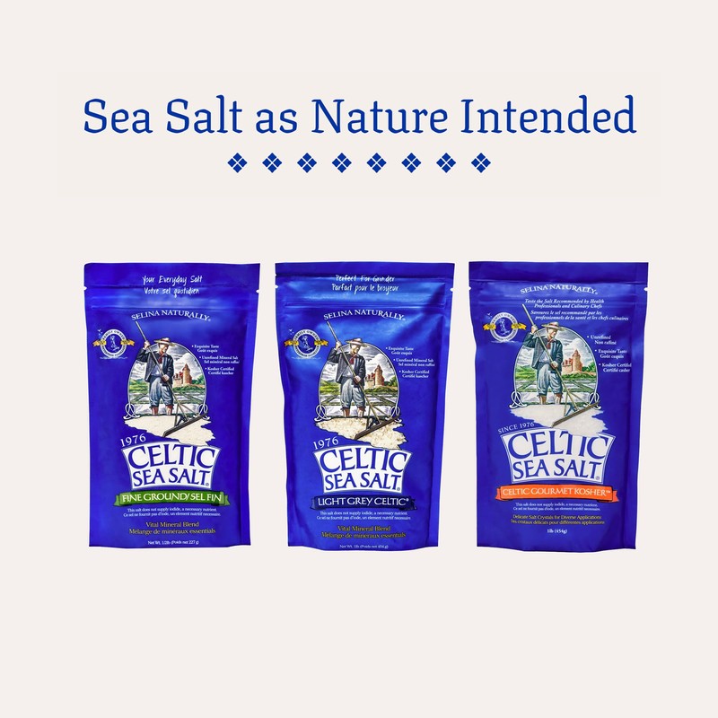 Celtic Sea Salt Kosher – Unrefined Sea Salt, Chef Trusted,