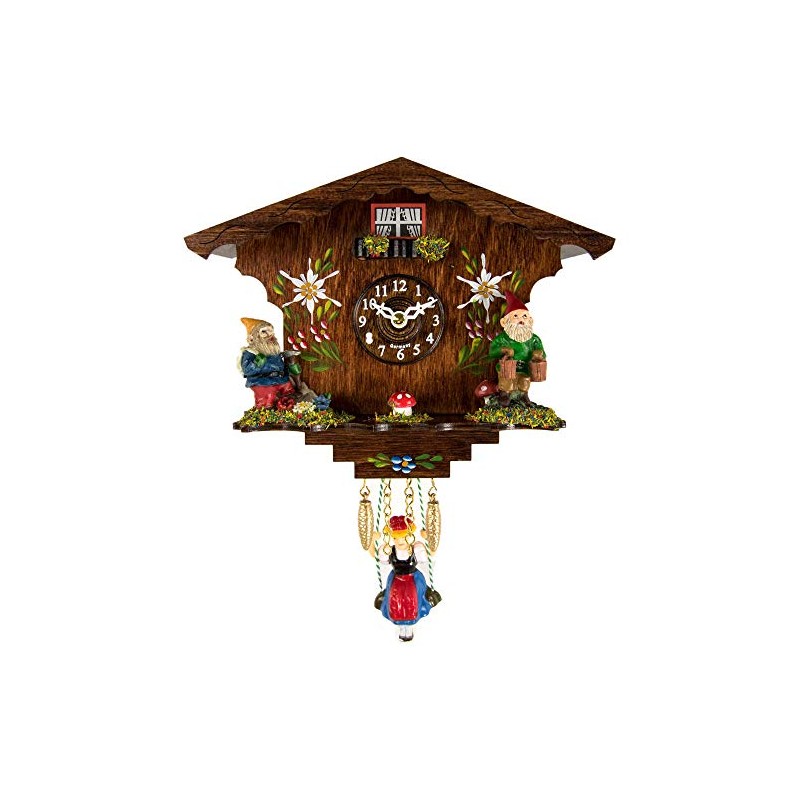 Hermle ANNALIESSE Black Forest Swinging Girl Clock Model #56000