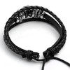 Milakoo 12 Pcs Braided Leather Bracelets for Men Women Bangle