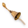 NKlaus 11576 Ship Bell Antique Brass with Holder Ribbon 10