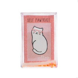 Sass & Belle Cutie Cat Glitter Photo Block