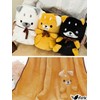 Azrte Blanket Throw Warm Animal Dog Animal Nap Pillow Dog