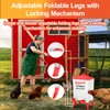 ZenxyHoC 3.6 Gal Chicken Waterer with Anti-Roost Cone, 3 Height