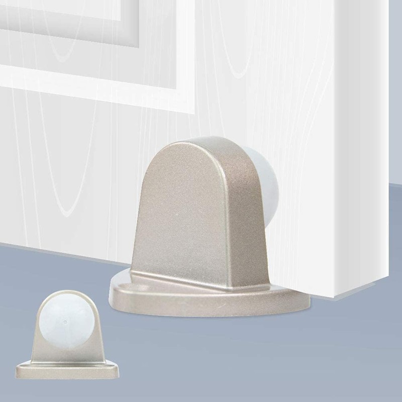 CG PLUS Floor Door Stopper with Rubber pad 2pack, Circle