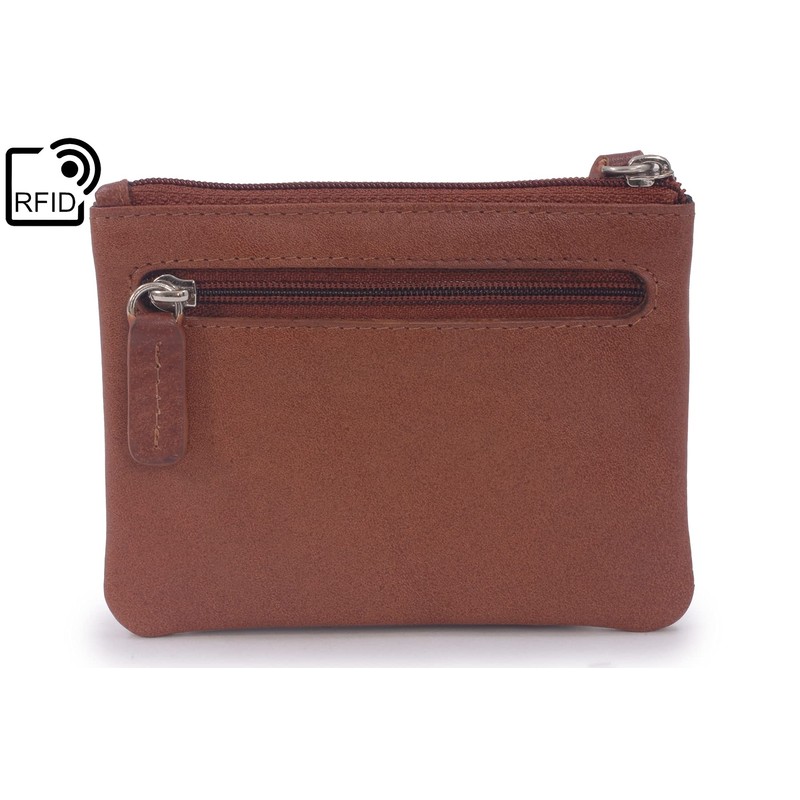 Catwalk Collection Handbags - Women's Leather Coin Purse - Wallet