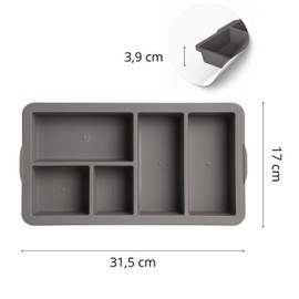 IDEA HOME Plastic Drawer Organiser – Cupboard Divider, Fits Flexistore IH 5/8L Container