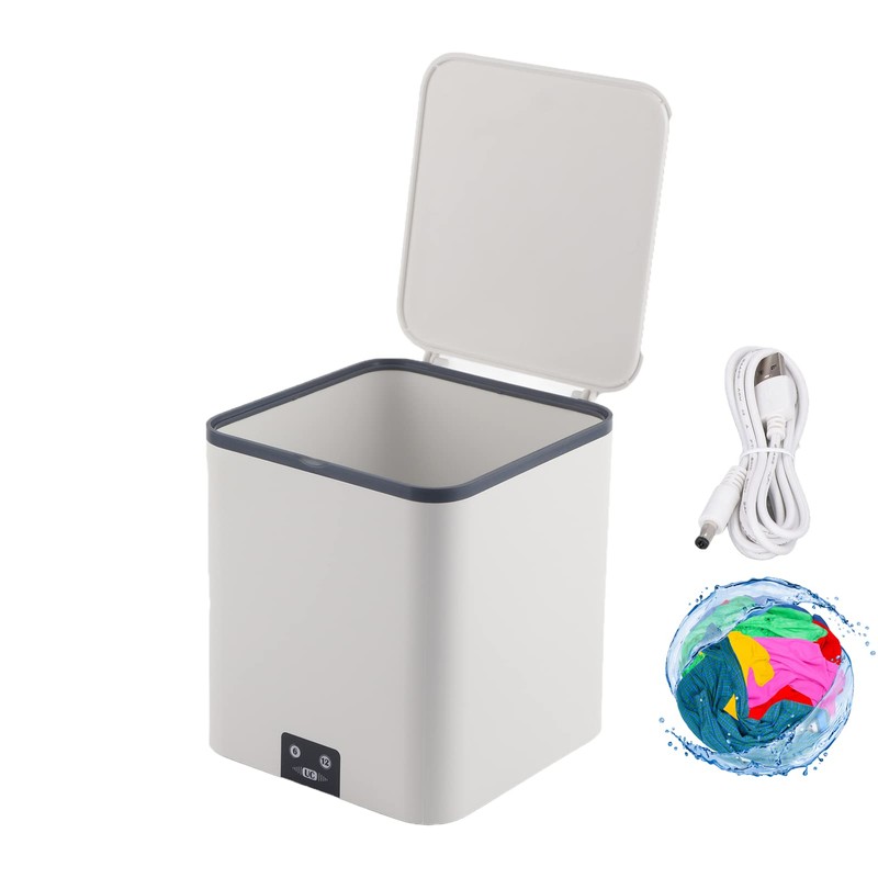Natudeco 4.5L Mini Washing Machine USB Portable Bucket Washing Machine