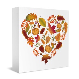Fall Decorations for Home Farmhouse Office Bedroom Dining Room, Fall Maple Leaves Sign, Autumn Decor Wood 2401