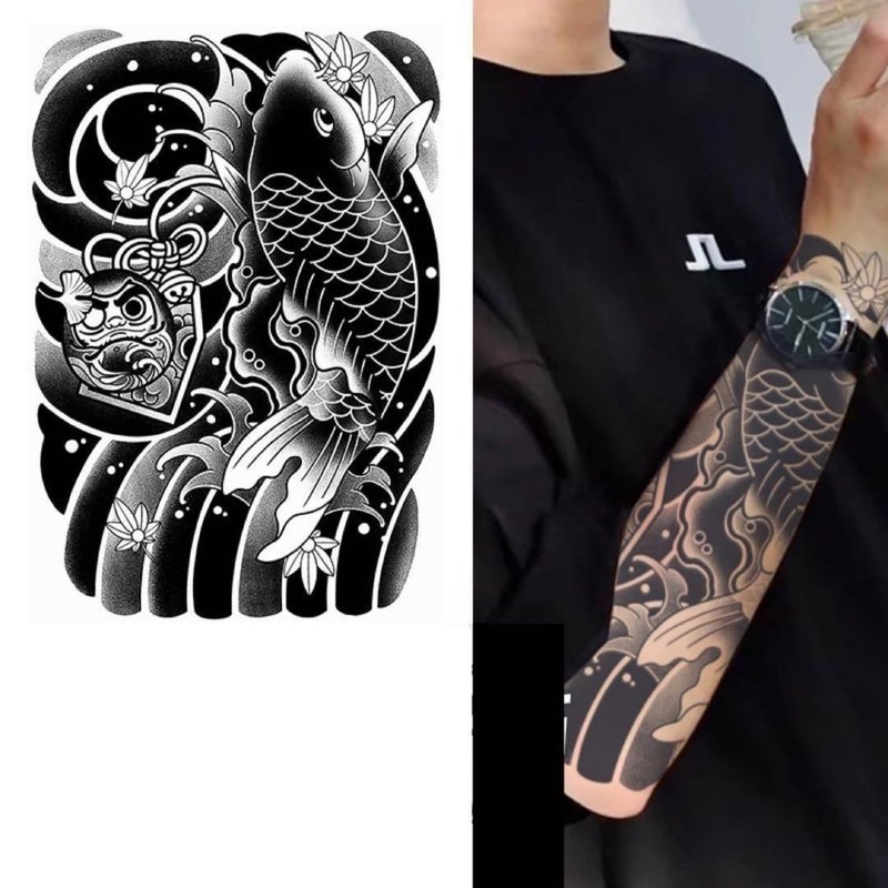 Jagua Tattoo Stickers, 2 Weeks Disappearing Tattoos Set of 2