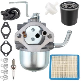 Carbhub 0A4600 C126231 Generator Carburetor for Nikki A4600 Carburetor Generac GN410 GN360 GH360 A4600 C126231 091187 091187A 000935-3 410HS with Oil Filter 070185B 070185BS 070185D Height 75MM