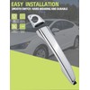 HONFQP Driver Side Exterior Door Handle Compatible with Hyundai Elantra