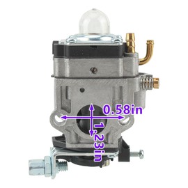 Carbhub WYK-74 Carburetor Fit for Husqvarna 145BT Walbro WYK-74 WYK-74-1 Kawasaki TE45DX Blower with Air Filter Box Spark Plug