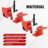 FLKQC 3/4" Wood Gluing Pipe Clamp Set with Unique Foot