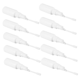 Ipetboom Family-Size Nasal Rinse Bottle Long Nozzle 10pcs Refillable Oral Sprayer Swivel Sprayers
