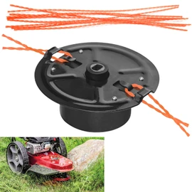 532180338 Carrier Plate & 532182219 Trimmer Line Compatible with Husqvarna Craftsman 22" Walk Behind Trimmer, Replaces 594935003 180338 174544
