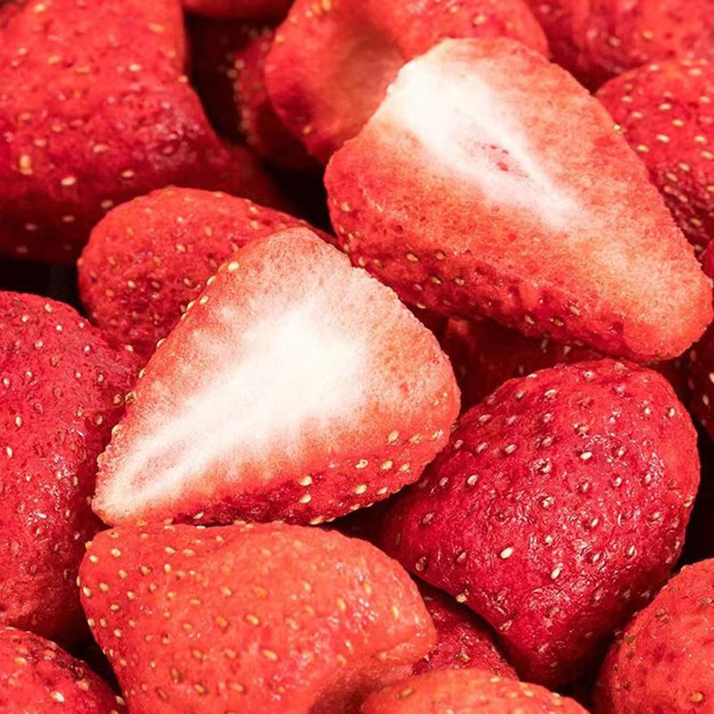Dried Strawberries 5.29oz Strawberry Crisps Fruit Snacks Dried Fruit Crispy