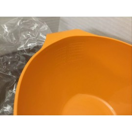 Pourfect 12 Cup Mixing Bowl Tangerine Orange Randy Kaas USA