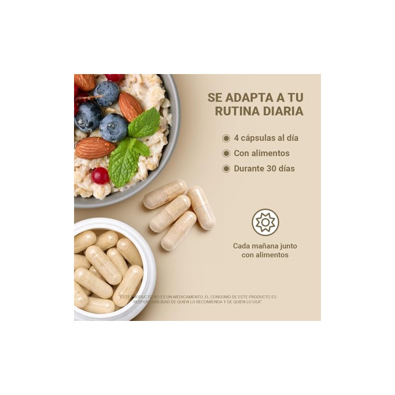 Fort5 Vitamina 400 Betaglucanos Inulina Apoyo Inmune Óseo Alta Absorción
