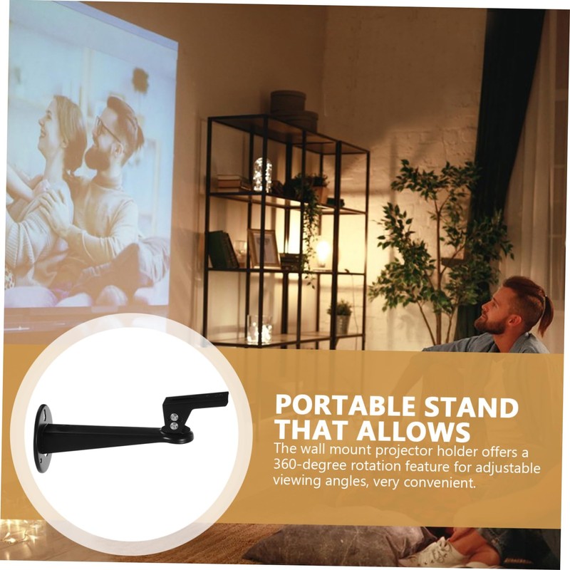 Tofficu Mini Projector Wall Mount Holder Bracket for Projectors and