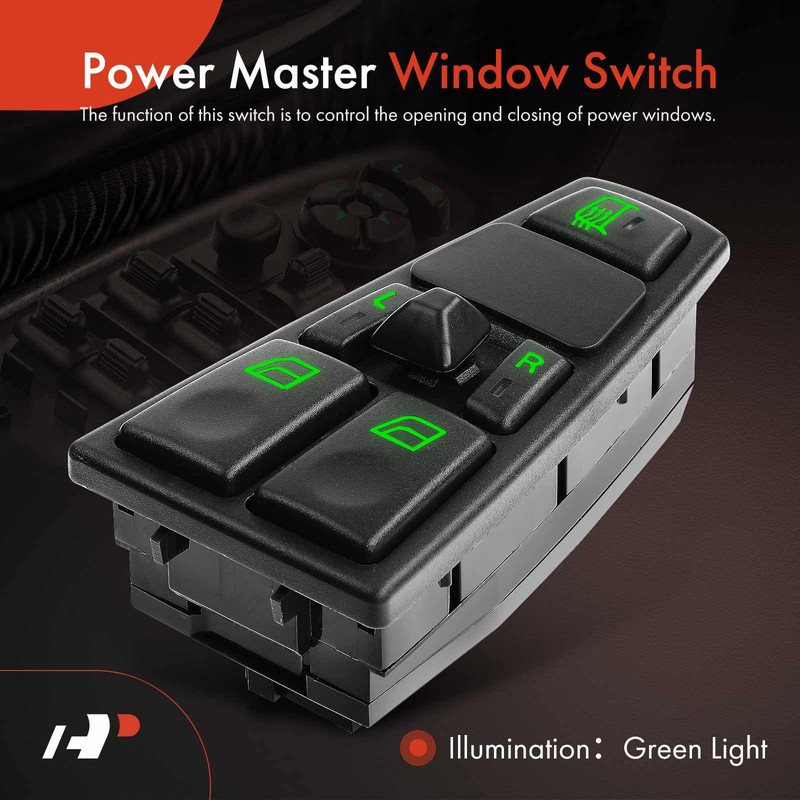 A-Premium Master Power Window Switch Compatible with Volvo Truck FH12,