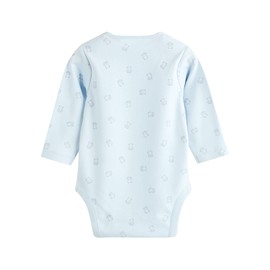 NEXT 5 Pack Bear Long Sleeve Bodysuits, blue