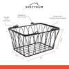 Spectrum Diversified Twist Storage Basket, Small, Black