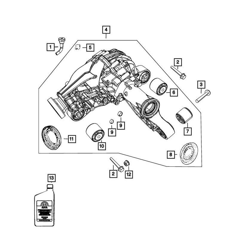 Mopar 05136035AD LUBRICANT GEAR