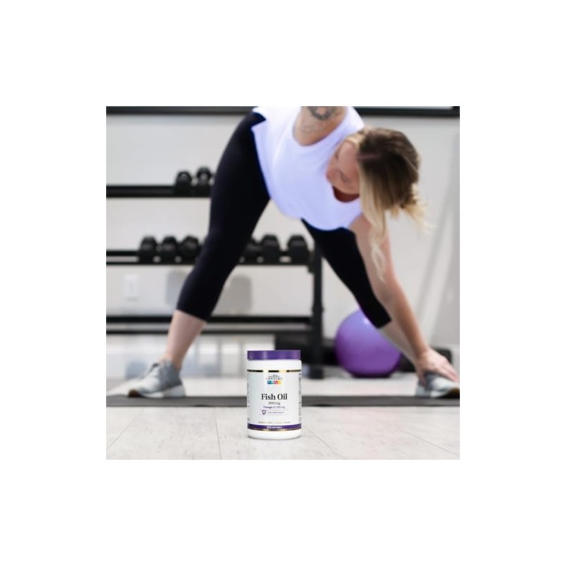 21st Century Fish Oil 1000 mg Softgels, 300 Count