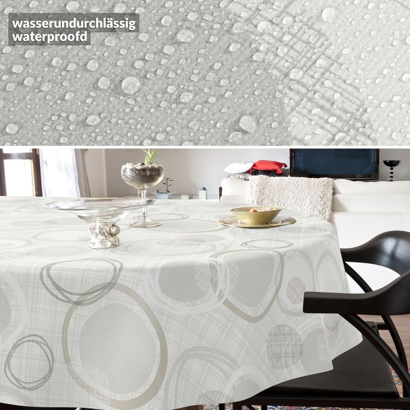 Anro Washable Oilcloth, Wax Tablecloth