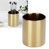 Stainless Steel Pencil Cup Holder Desk Organizer Flower Vases Pen
