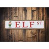 Elf Street Sign - 3 x 13
