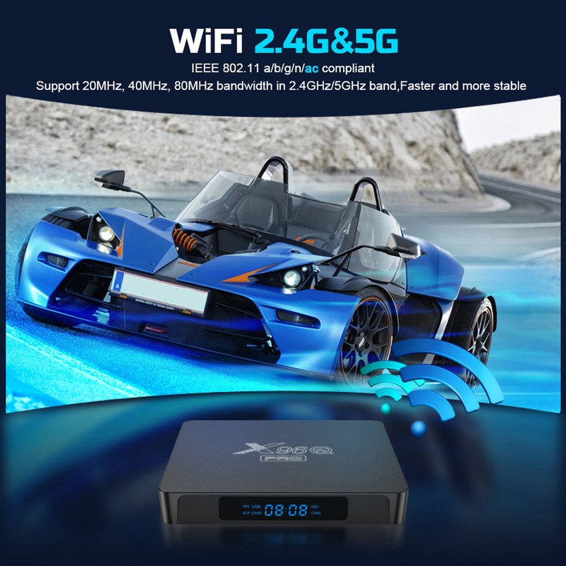 X96Q PRO Android 10.0 Smart TV Box UHD 4K Media
