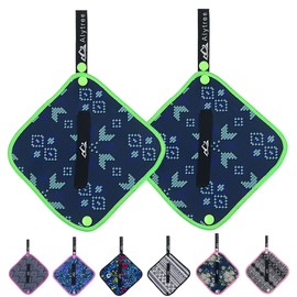 Alytree 2PCS Pee Cloth Silver Infused for Women Hiking, Pee Rag for Female Peeing Outdoor,Camping Reusable Toilet Paper,Hygienic Urination Solution for Travel(Dark Blue).