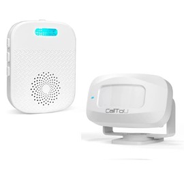 Bed Alarm for Elderly Adults Sensor Alarm and Fall Prevention for Elderly/Dementia and More,Portable Caregiver Pager Motion Sensor with 5 Volume Level (1 Receiver +1 Sensor)