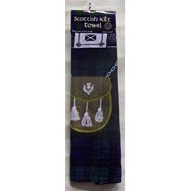 Scottish Kilt Towel Black Watch Tartan