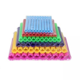 원통 파마 롯드 세트 헤어 롯트 미용 Perming Rod Set Hair Curler Beauty